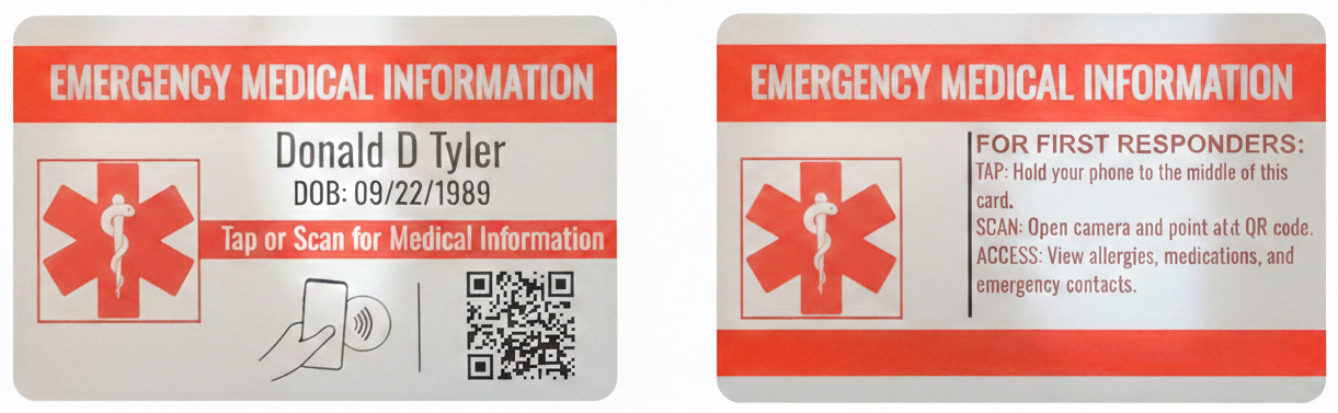 smart medical id card